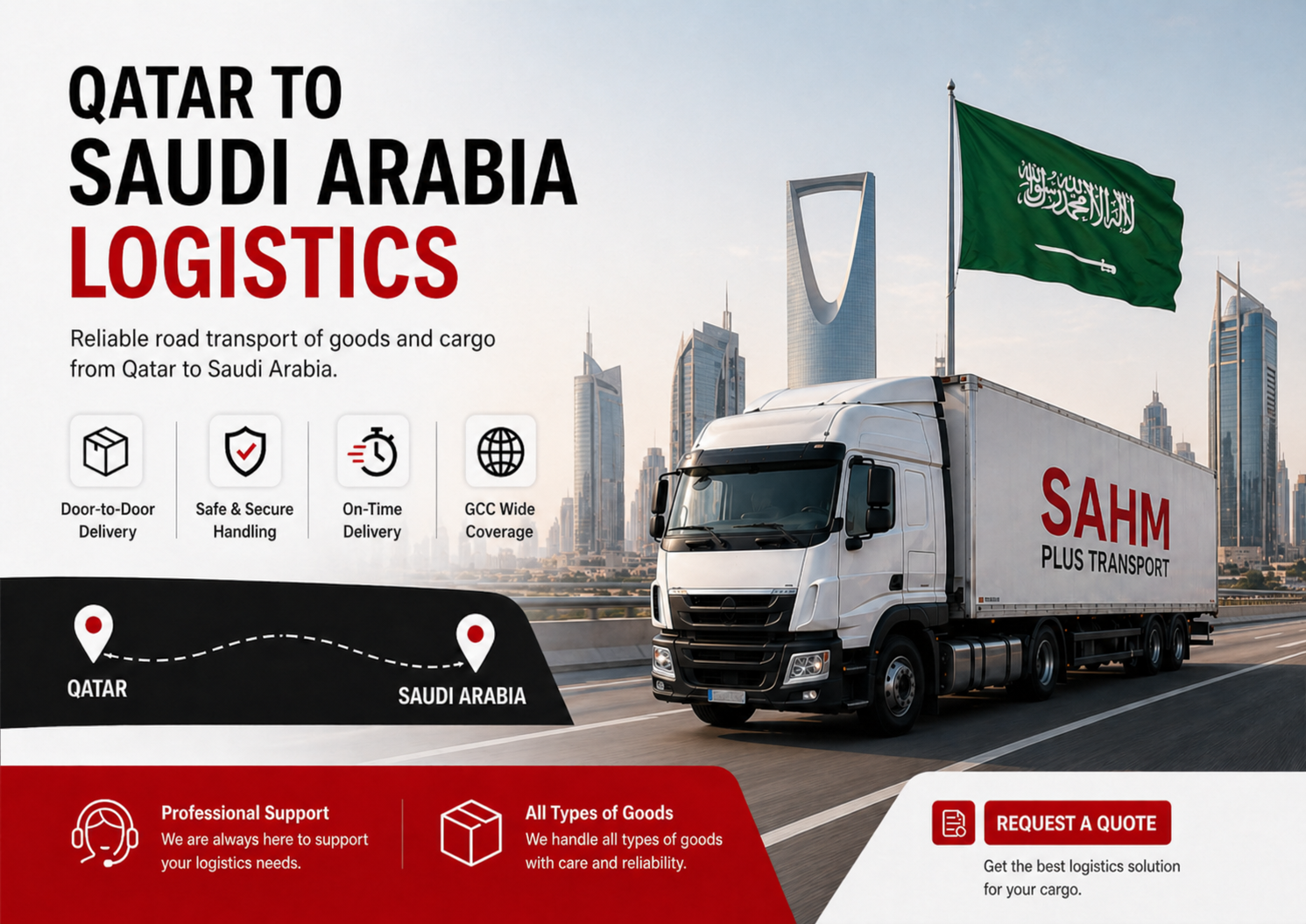 Qatar To Saudi Arabia Lgistics