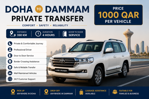 Doha To Dammam private Transfer
