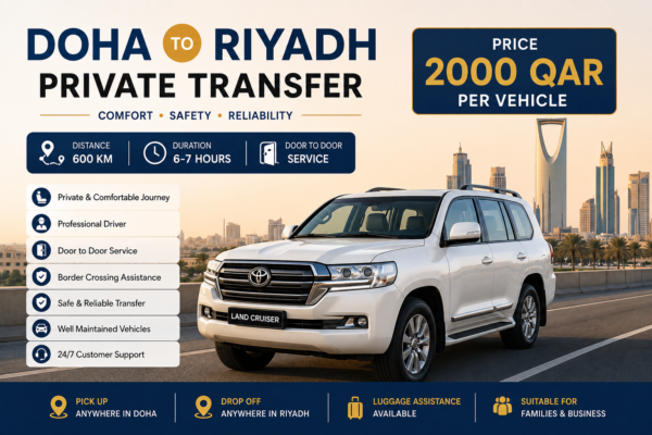 Doha To Riyadh Private Transfer (2)